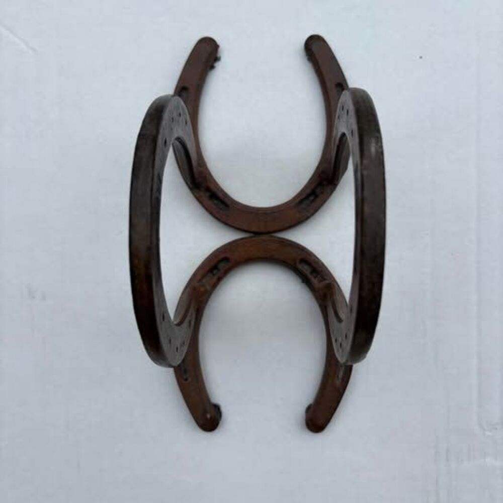 Rustic St Croix Forge Horseshoe Bookend